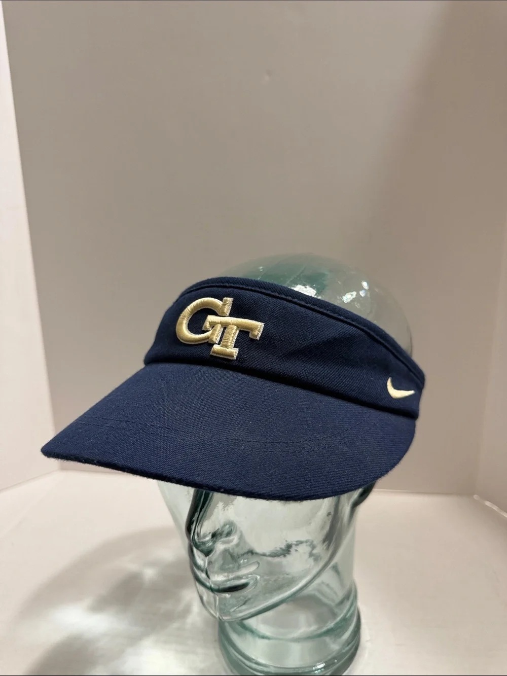 Nike Navy Visor with Gold GT Logo